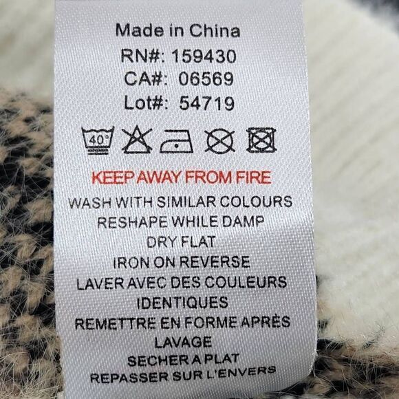 Elan animal colorblock sweater size Small - Picture 9 of 9